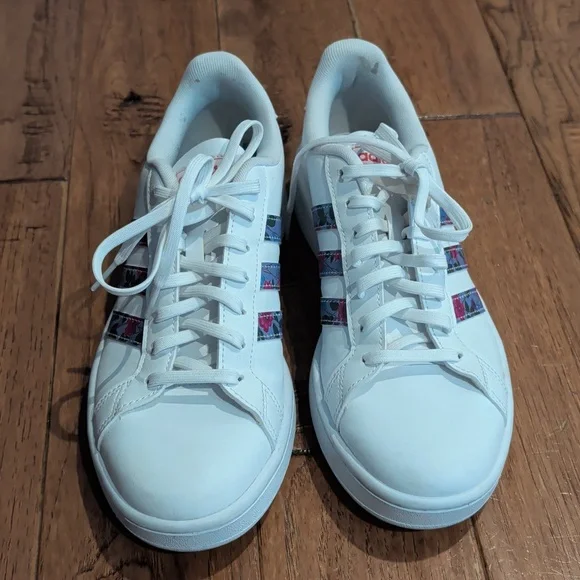 adidas gazelle silver green womens Adidas Grand Court 2.0 Footwear White – FARM Rio main image 1